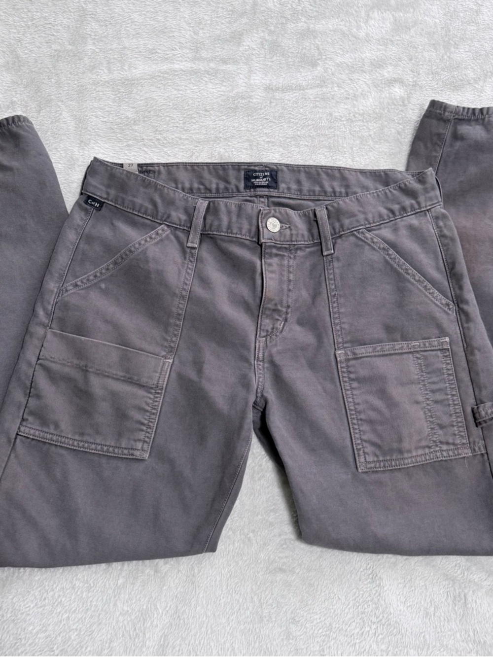 Citizens of Humanity Charcoal Gray Utility Pants